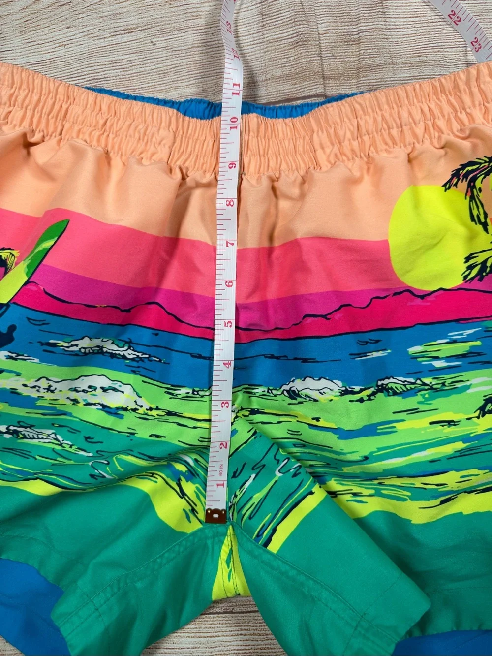 chubbies Multicolor Tropical Sunset Swim Board Shorts